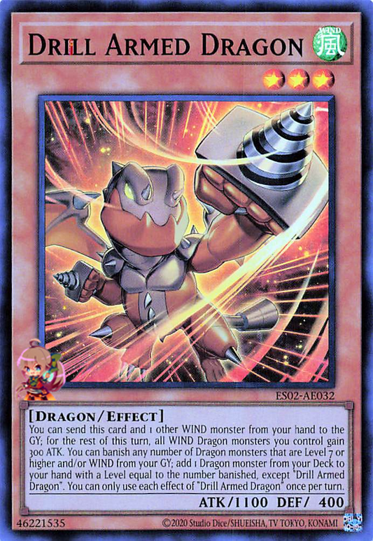 Drill Armed Dragon [ES02-AE032-SR]