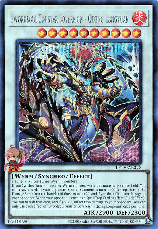 Swordsoul Sinister Sovereign - Qixing Longyuan [TFTV-AE072-SCR]