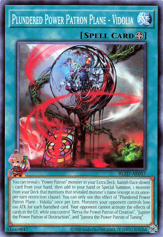Plundered Power Patron Plane - Vidolia [BLZD-AE057-C]