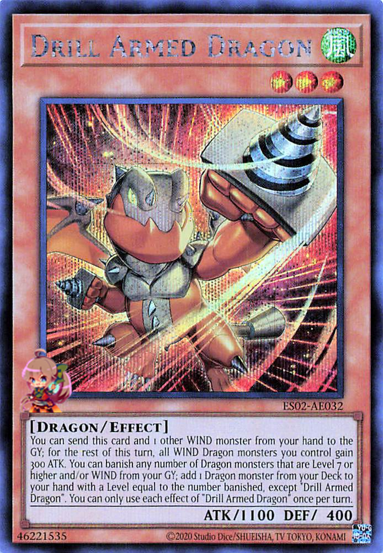 Drill Armed Dragon [ES02-AE032-SCR]