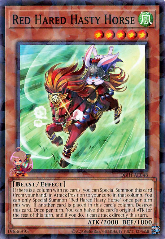 Red Hared Hasty Horse [DBJH-AE048-NPR]