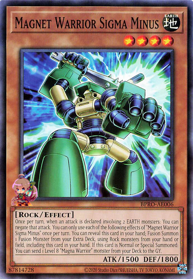 Magnet Warrior Sigma Minus [BPRO-AE006-C]