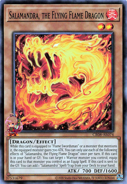 Salamandra, the Flying Flame Dragon [CR08-AE074-C]