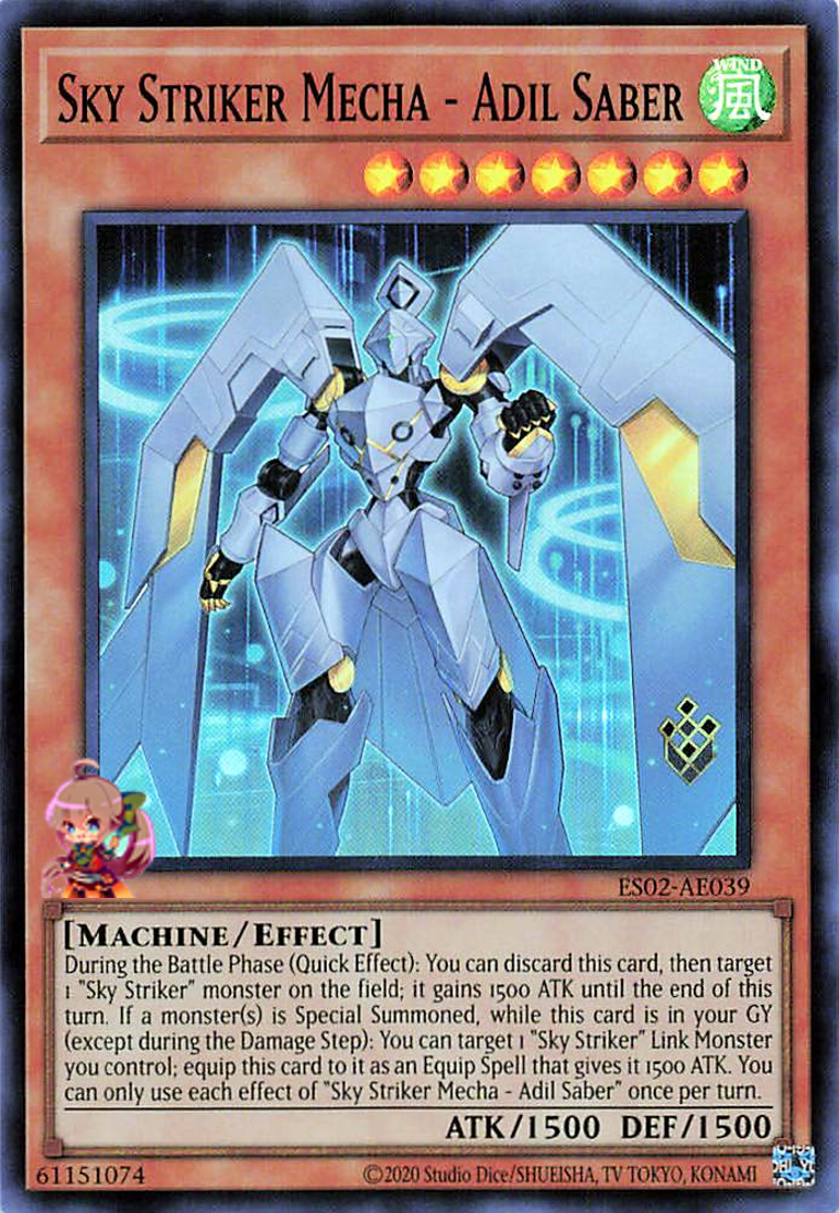 Sky Striker Mecha - Adil Saber [ES02-AE039-SR]