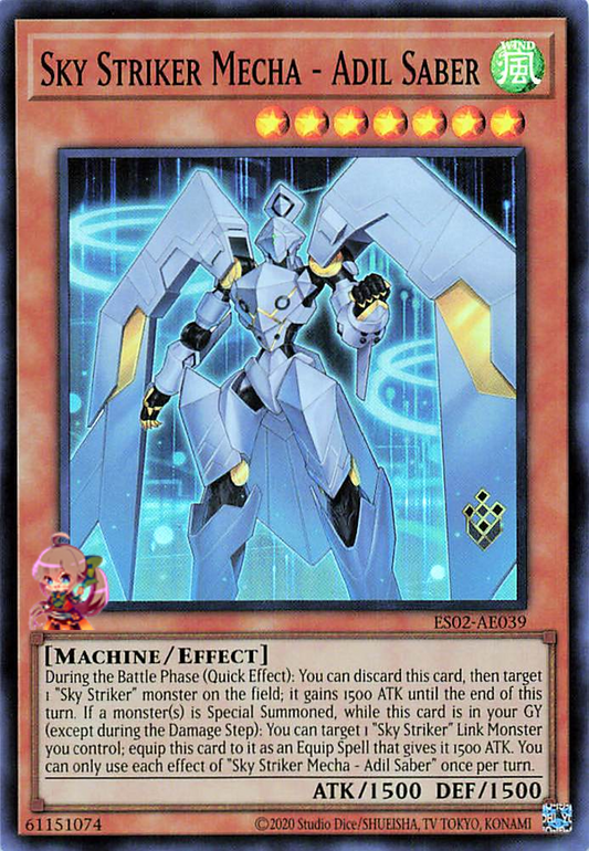 Sky Striker Mecha - Adil Saber [ES02-AE039-SR]