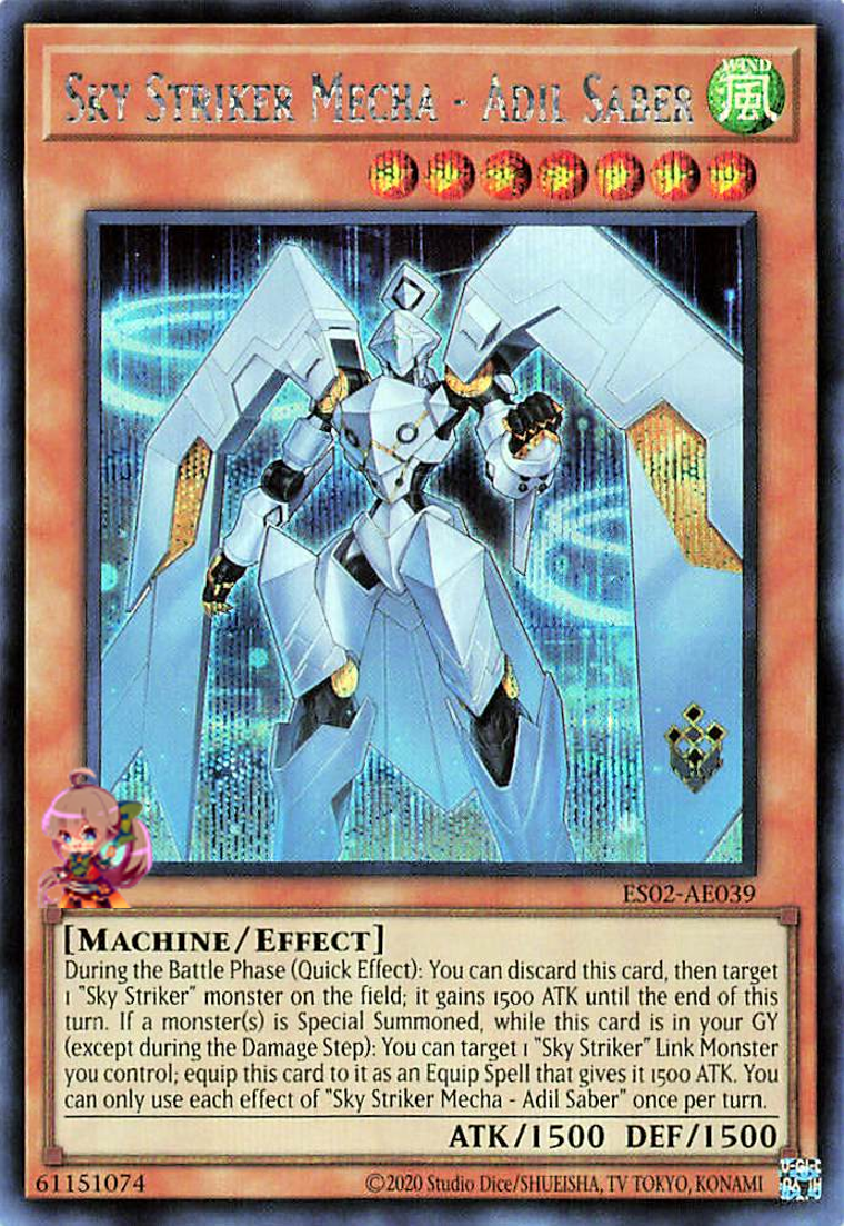Sky Striker Mecha - Adil Saber [ES02-AE039-SCR]