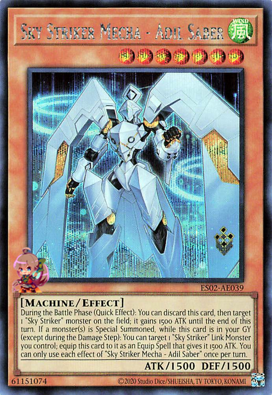 Sky Striker Mecha - Adil Saber [ES02-AE039-SCR]