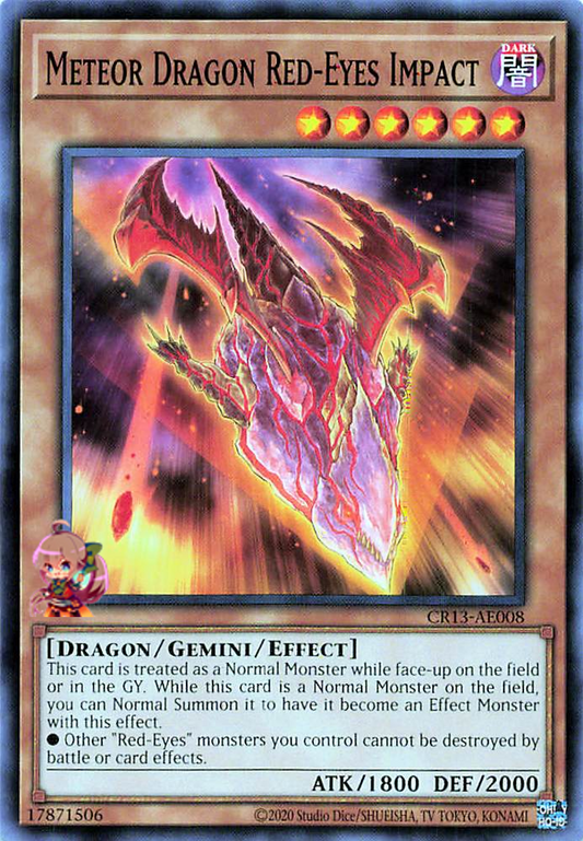 Meteor Dragon Red-Eyes Impact [CR13-AE008-C]