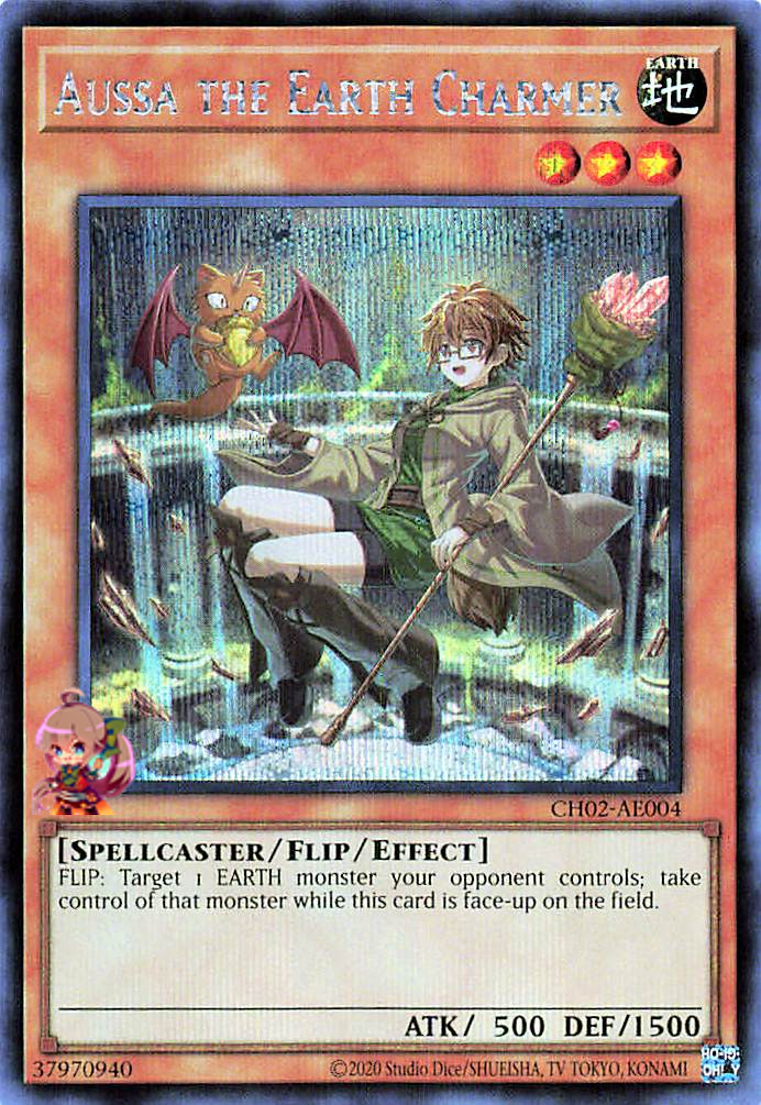 Aussa the Earth Charmer [CH02-AE004-SCR]
