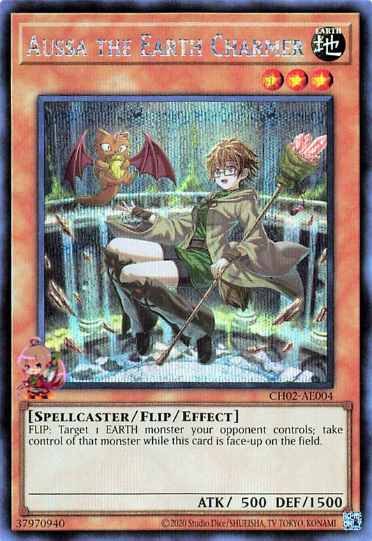 Aussa the Earth Charmer [CH02-AE004-SCR]