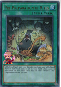 Pre-Preparation of Rites [RC04-AE056-UR]