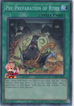 Pre-Preparation of Rites [RC04-AE056-CR]