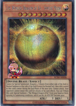 The Winged Dragon of Ra - Sphere Mode [RC04-AE008-SCR]