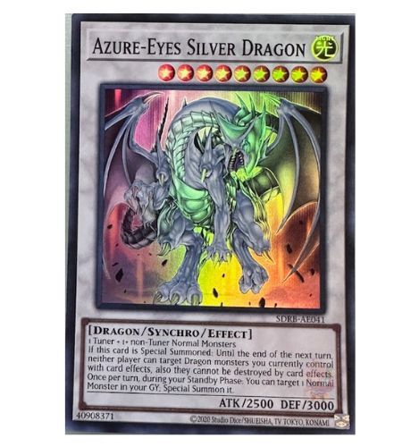 Azure-Eyes Silver Dragon [SDRB-AE041-SR]