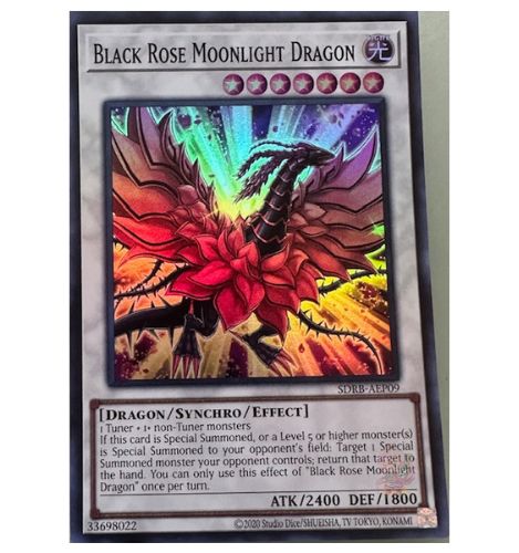 Yugioh! Black Rose Moonlight Dragon Ra03-en038 Secret | Meses Sin Interés