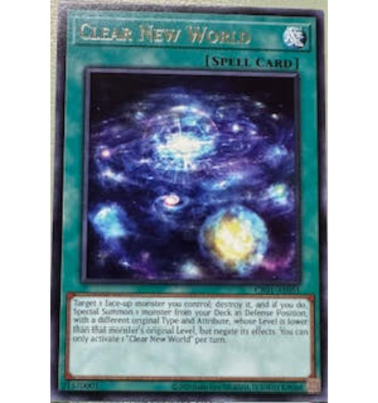 Clear New World [CR01-AE051-R]