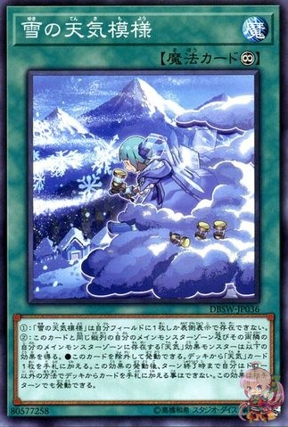 눈 내리는 날씨 패턴 [DBSW-JP036-C]